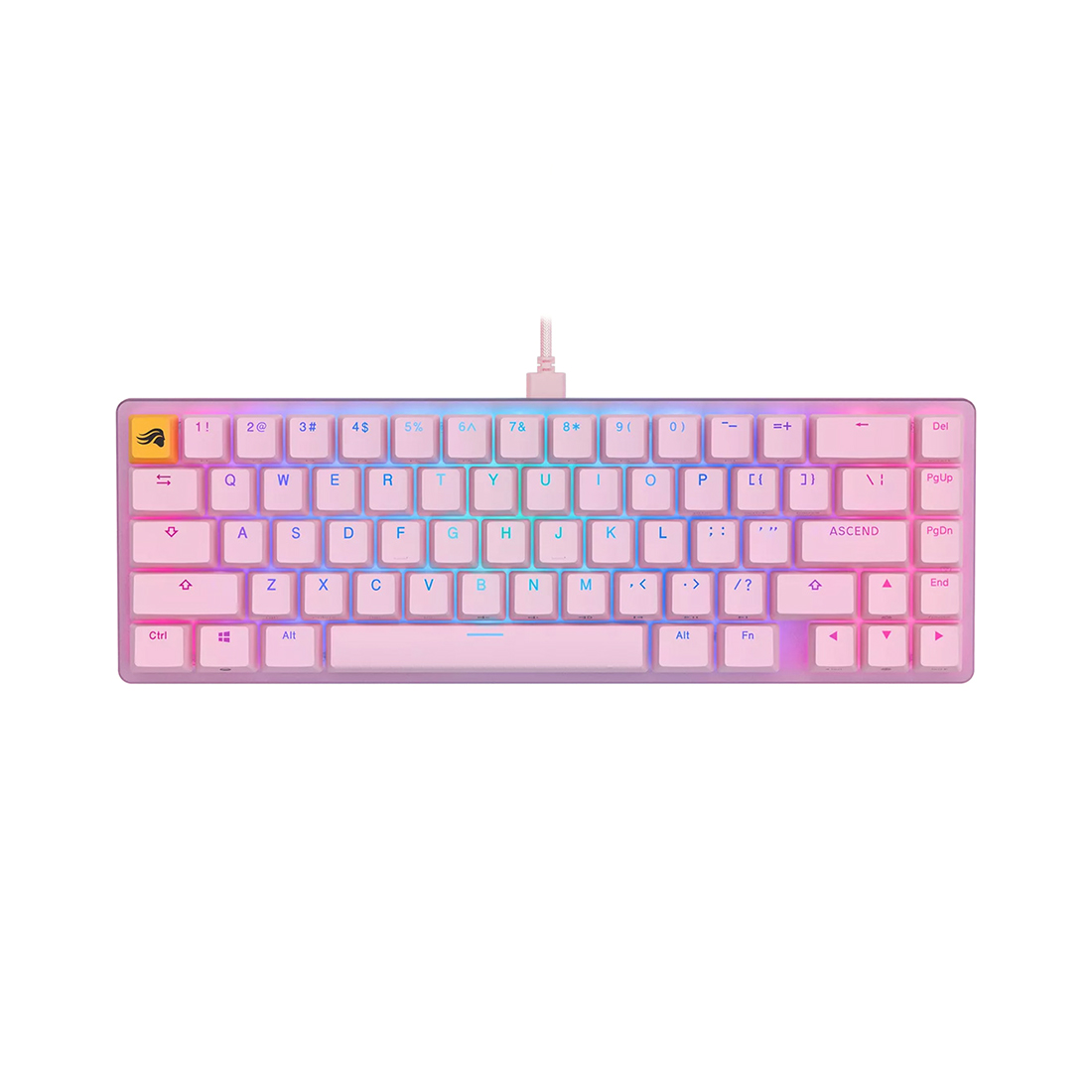 Клавиатура Glorious GMMK2 Compact Pink (GLO-GMMK2-65-FOX-P) — фото, характеристики