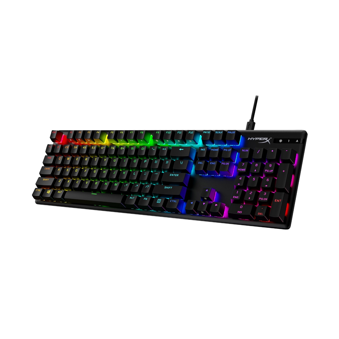 Клавиатура HyperX Alloy Origins PBT HX Aqua (US) 639N5AA#ABA — фото, характеристики
