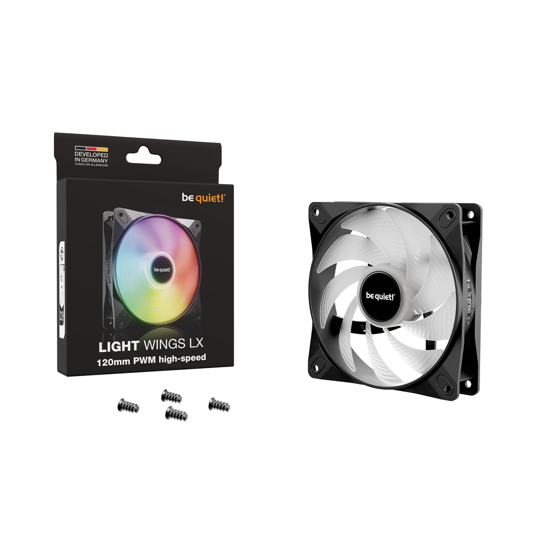 Вентилятор для компьютерного корпуса Bequiet! Light Wings LX 120mm PWM high-speed — фото, характеристики