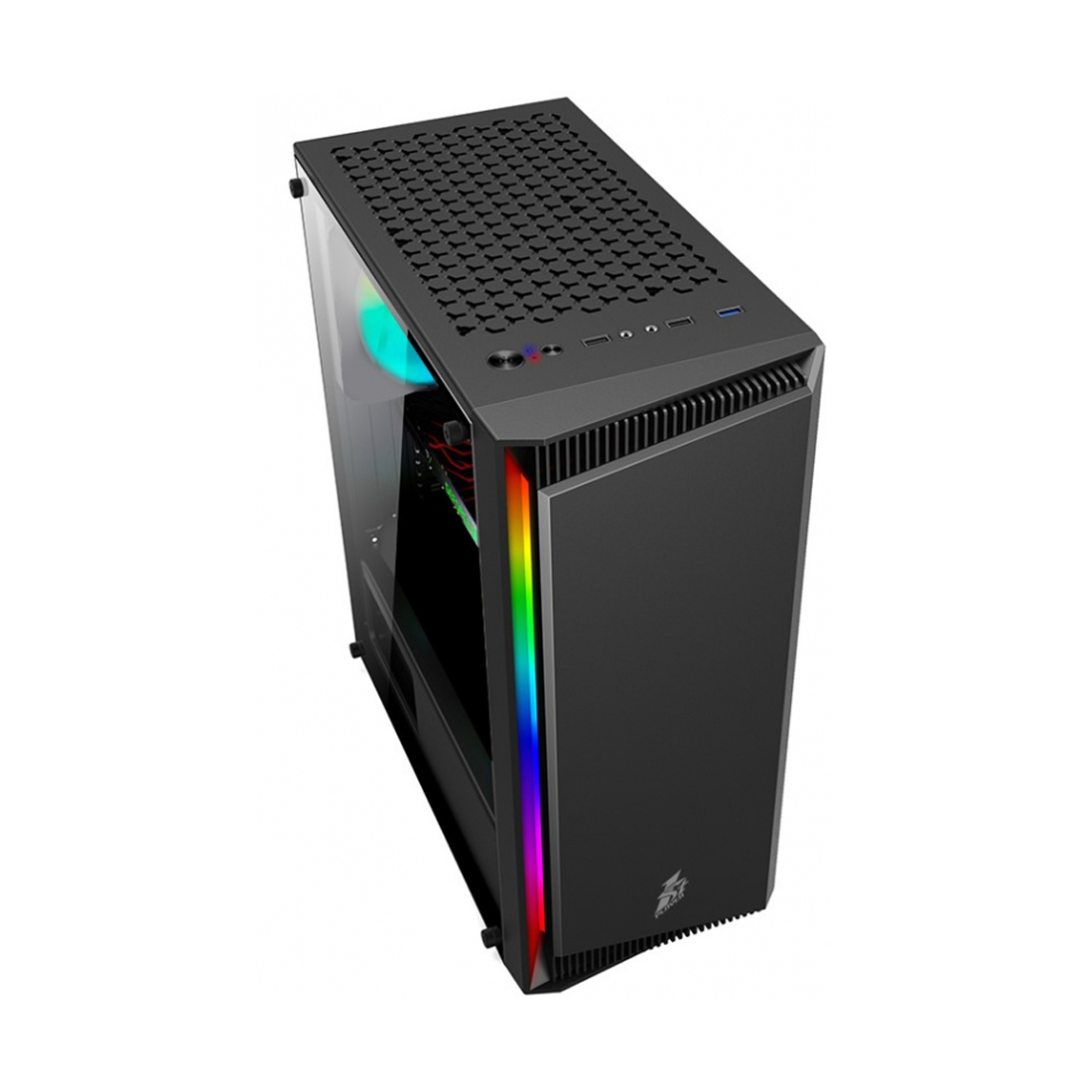 Компьютерный корпус 1STPLAYER RAINBOW RB-4 BK без Б/П — фото, характеристики
