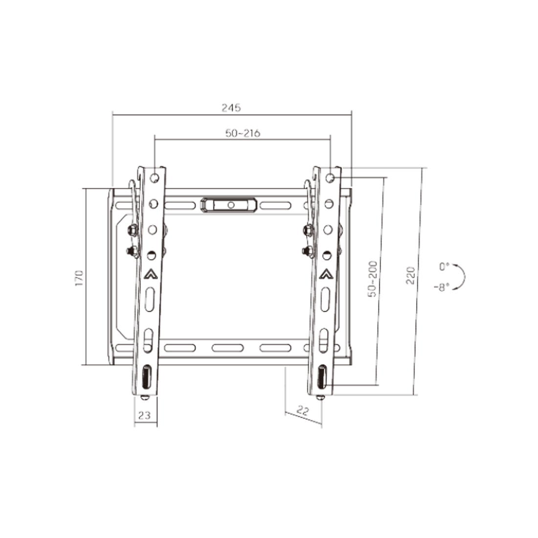 Кронштейн XG WA-1343T для ТВ и мониторов 13"-43"