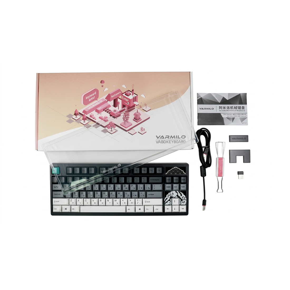 Клавиатура Varmilo Yakumo VA80 Kailh Prestige Silent — фото, характеристики