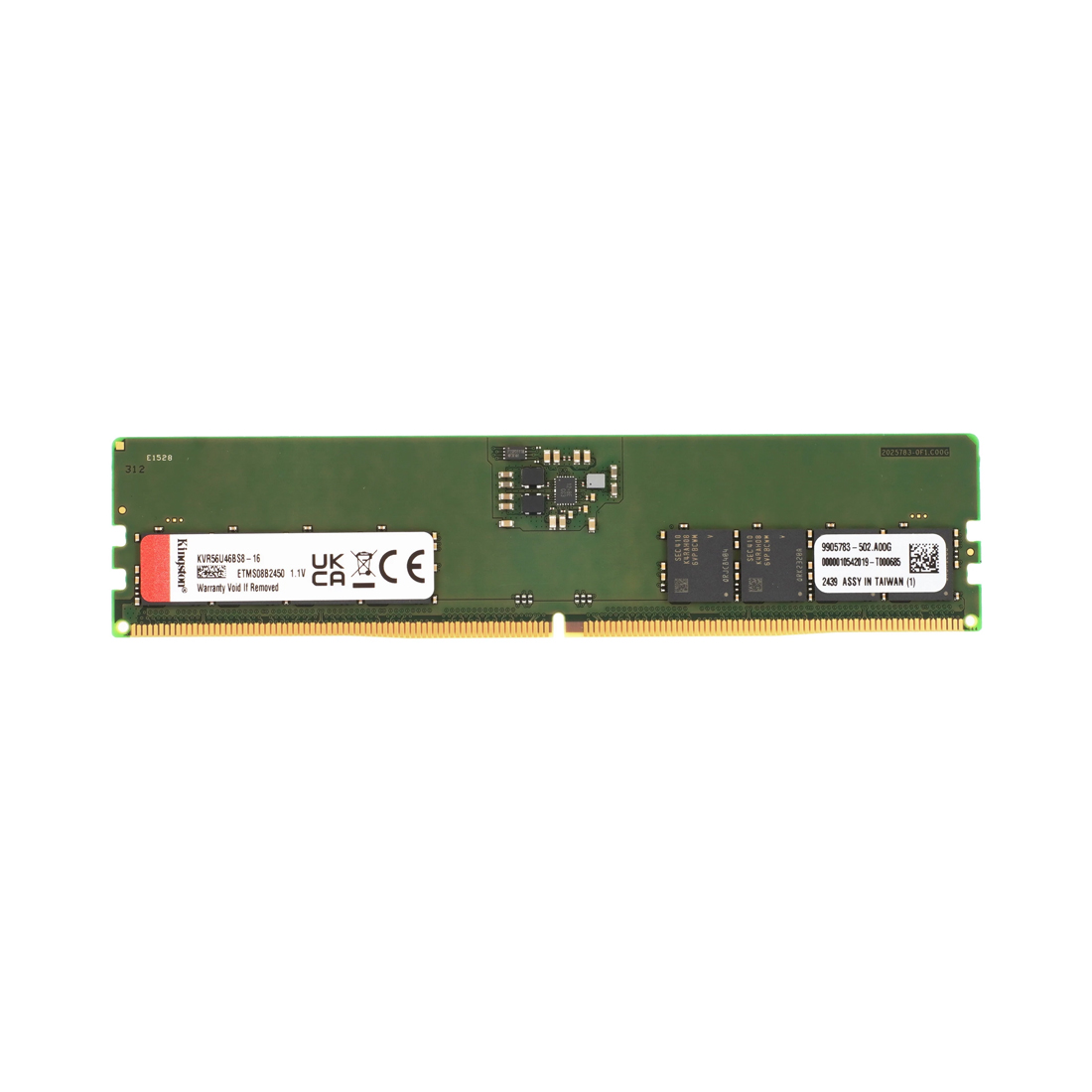 Модуль памяти Kingston KVR56U46BS8-16 DDR5 16GB — фото, характеристики