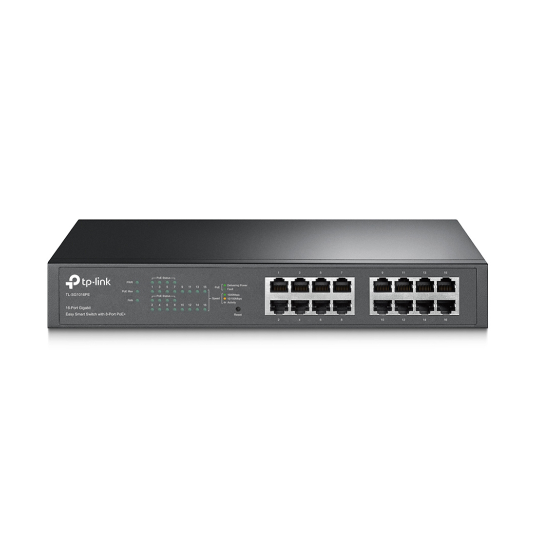 Коммутатор TP-Link TL-SG1016PE PoE+ — детальное фото