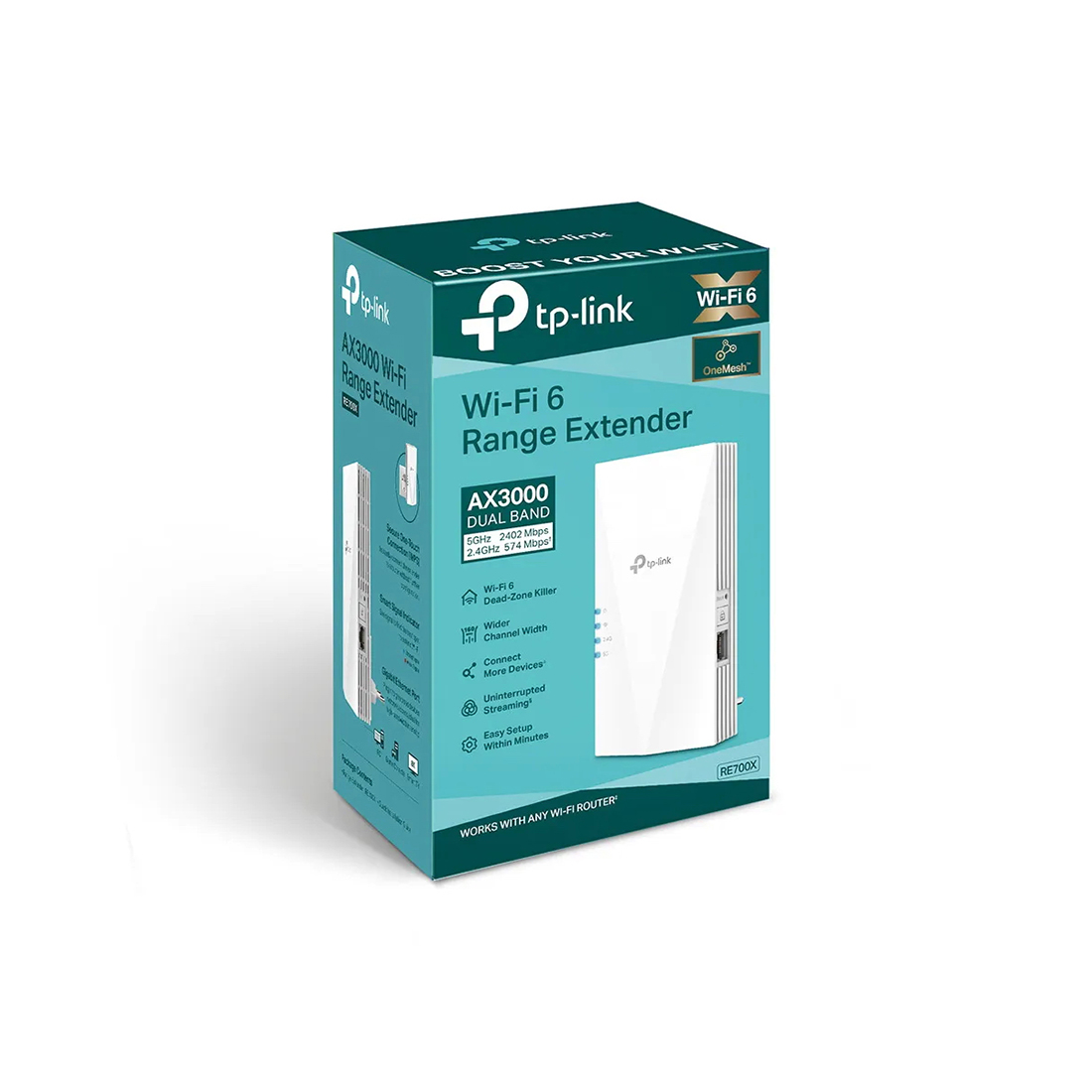 Усилитель Wi-Fi сигнала TP-Link RE700X — детальное фото