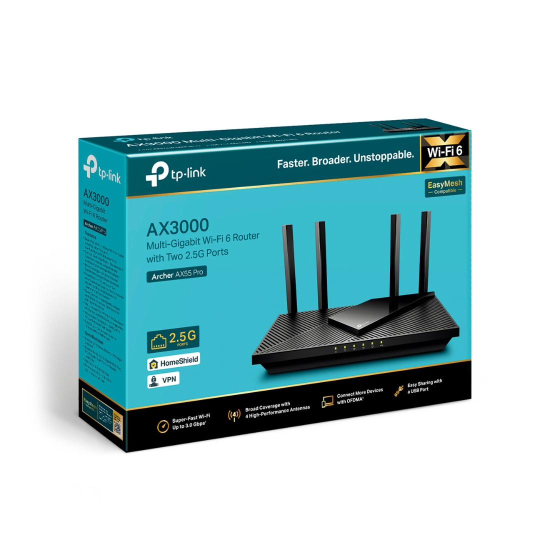 Маршрутизатор TP-Link Archer AX55 Pro — детальное фото