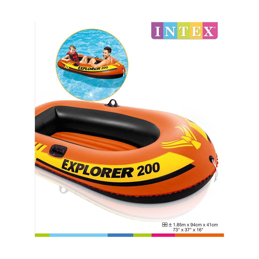 Лодка надувная Intex 58330NP