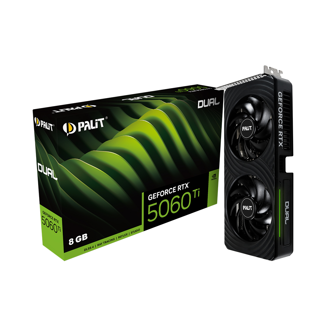 Видеокарта PALIT RTX5060Ti DUAL 8G (NE7506T019P1-GB2062D) — фото, характеристики