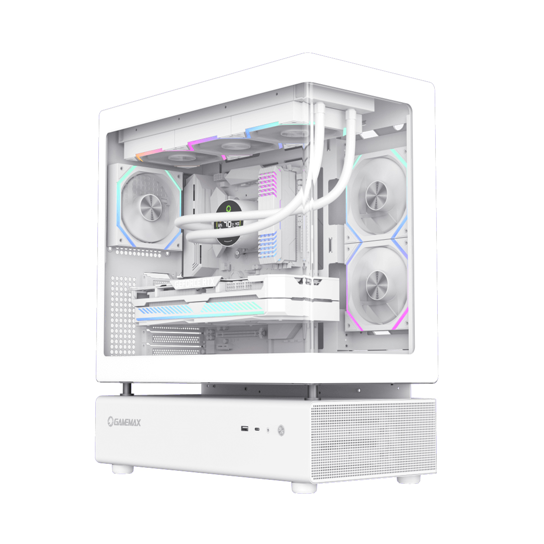 Компьютерный корпус Gamemax N80 WH White без Б/П — фото, характеристики