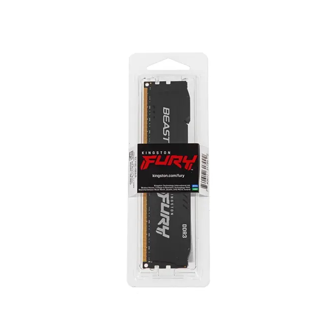 Модуль памяти Kingston FURY Beast Black KF318C10BB/8 DDR3 8GB 1866MHz — фото, характеристики