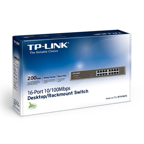 Коммутатор TP-Link TL-SF1016DS — детальное фото