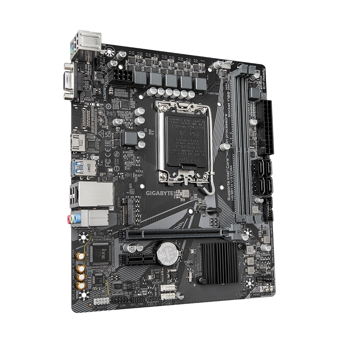 Материнская плата Gigabyte H610M H V3 DDR4 — фото, характеристики