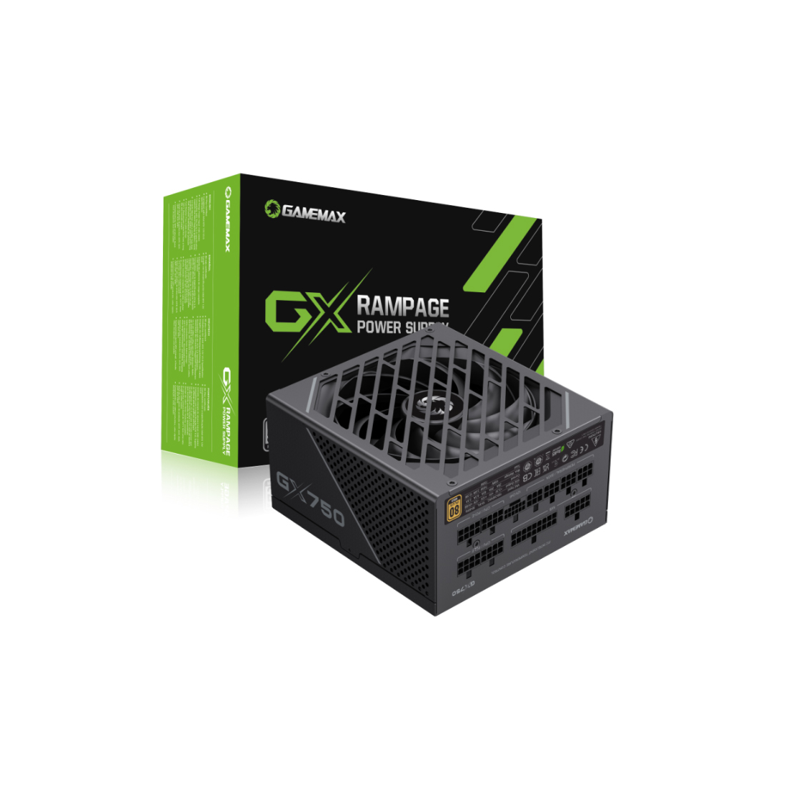 Блок питания Gamemax GX-750 PRO BK PCIE 5.0 ATX 3.0 — фото, характеристики