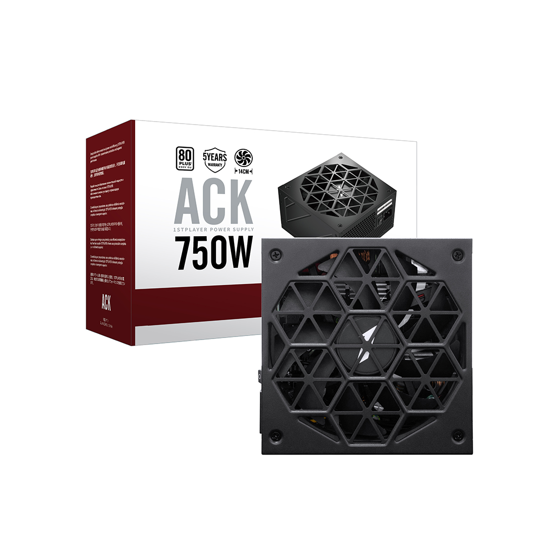 Блок питания 1STPLAYER HA 750W BK — фото, характеристики