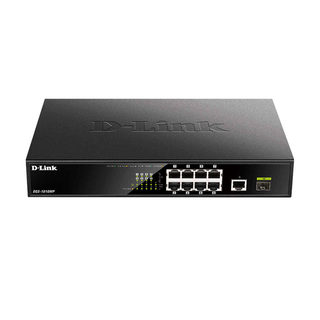 Коммутатор D-Link DGS-1010MP/A1A — детальное фото