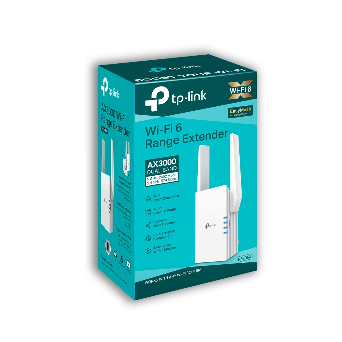 Усилитель Wi-Fi сигнала TP-Link RE705X — детальное фото