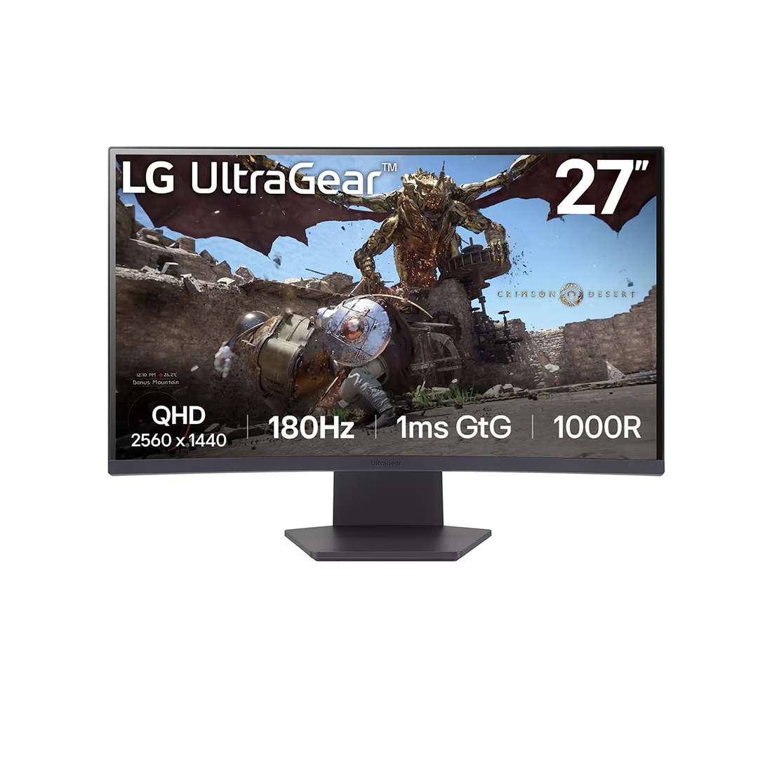 Монитор 27" LG 27GS60QC-B — фото, характеристики