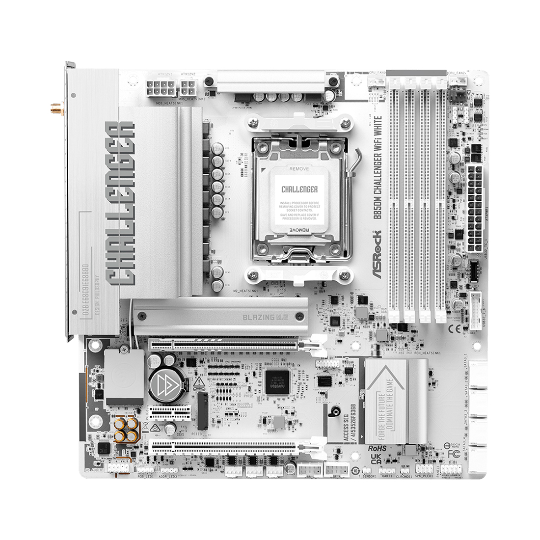 Материнская плата ASRock B850M Challenger WiFi White — фото, характеристики