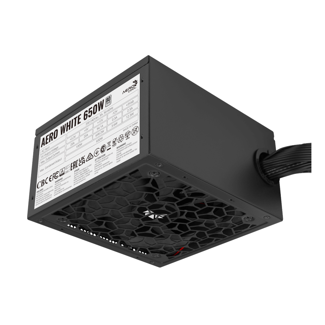 Блок питания Aerocool AERO WHITE 650W — фото, характеристики