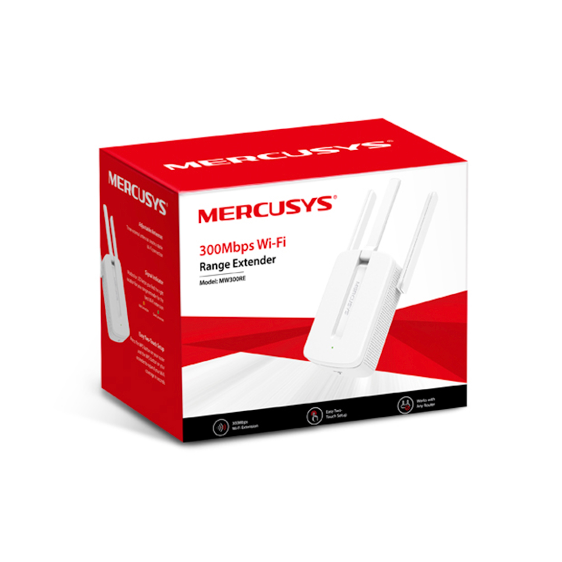 Усилитель Wi-Fi сигнала Mercusys MW300RE — детальное фото