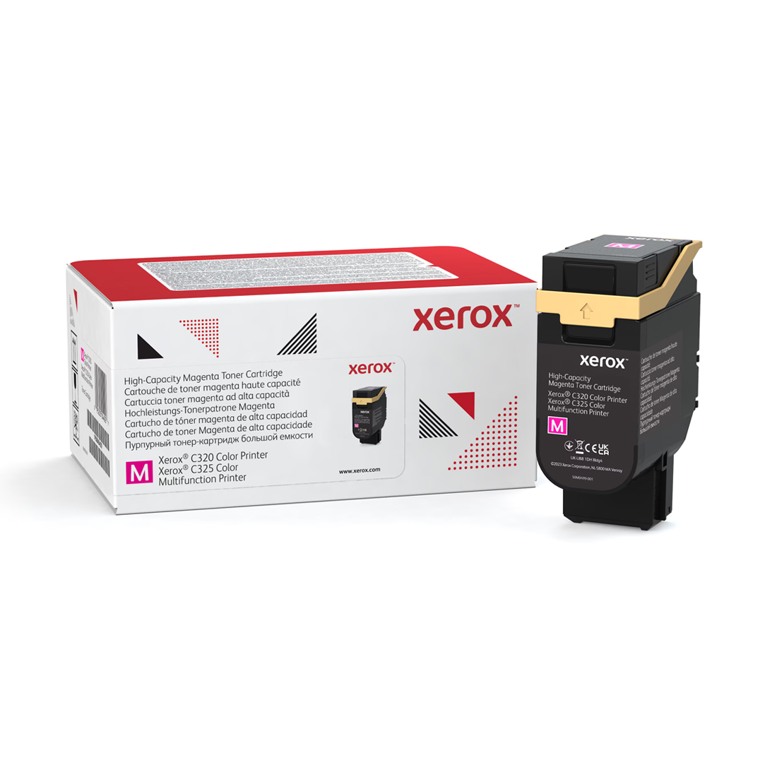 Тонер-картридж повышенной емкости Xerox 006R04833 (малиновый)