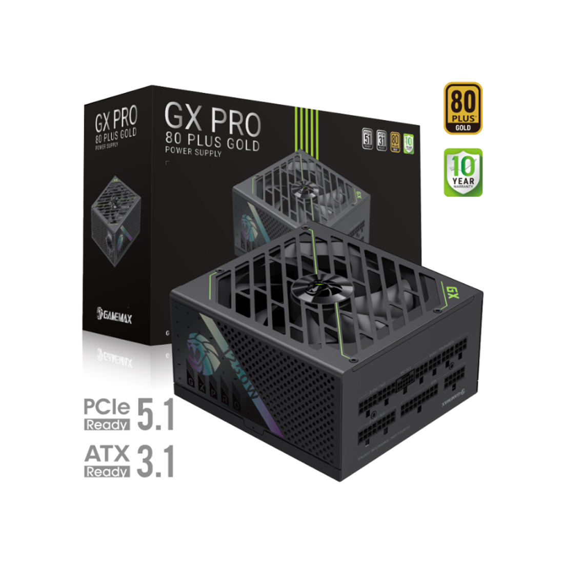 Блок питания Gamemax GX PRO 1250G Gold — фото, характеристики